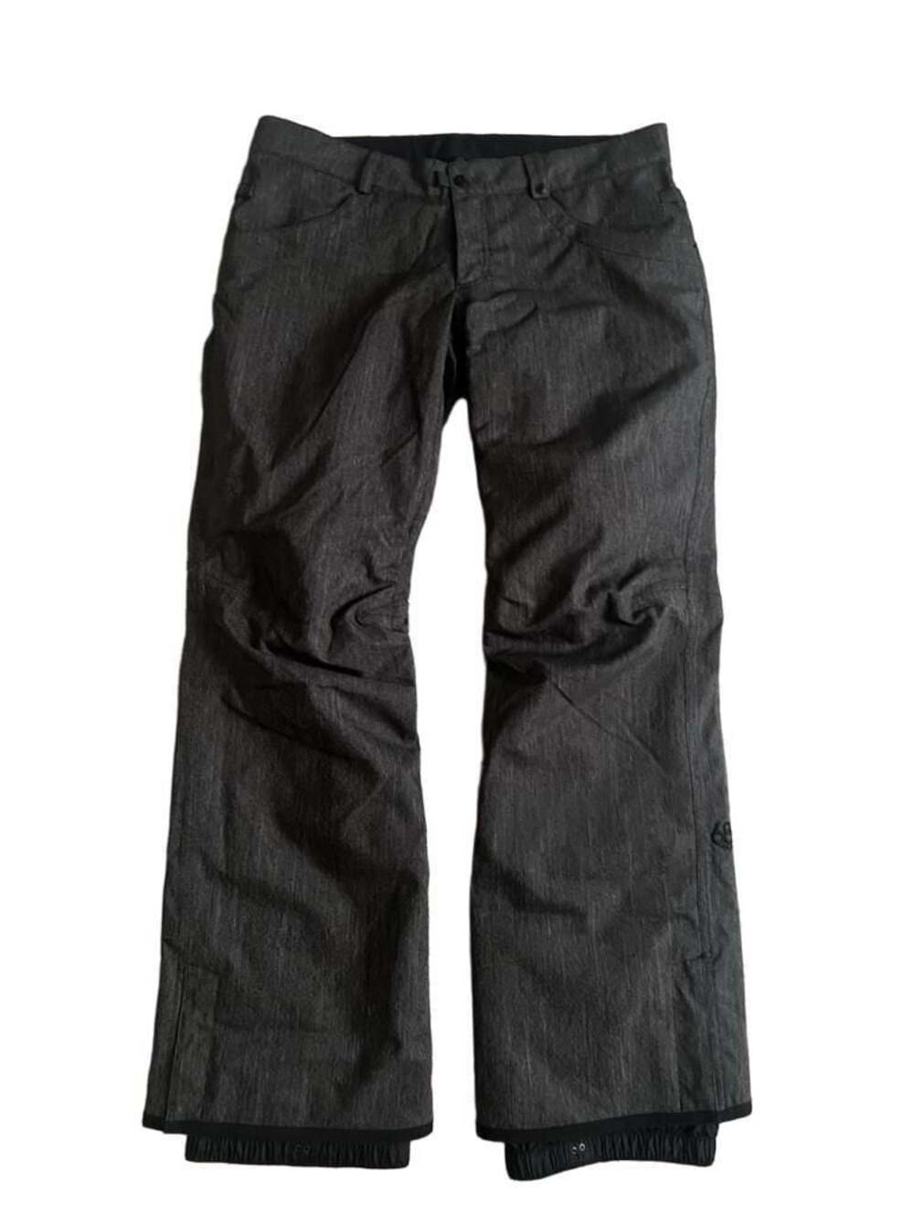 686 Women Patron Insulated Snowboard Pants Black Denim 10K infiDRY Size L